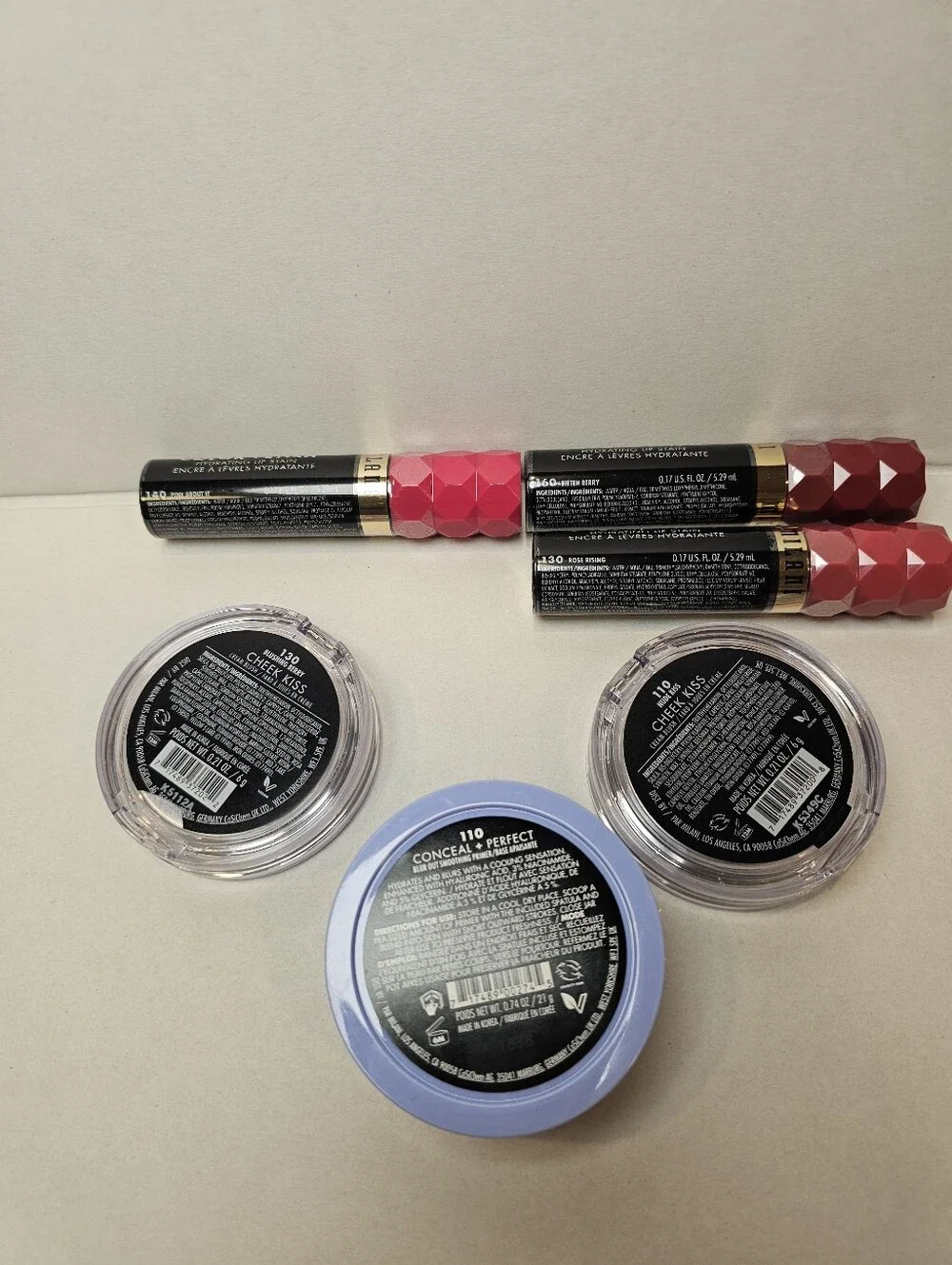 Milani Makeup Bundle NEW Color Fetish Lipsticks + Blush + Primer 6pc Set